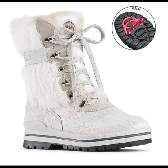 Bottes Olang, couleur crème, grandeur 37 - Picture 3 of 5